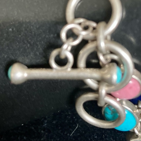 Sterling & Lapis Bracelet - Picture 8 of 13